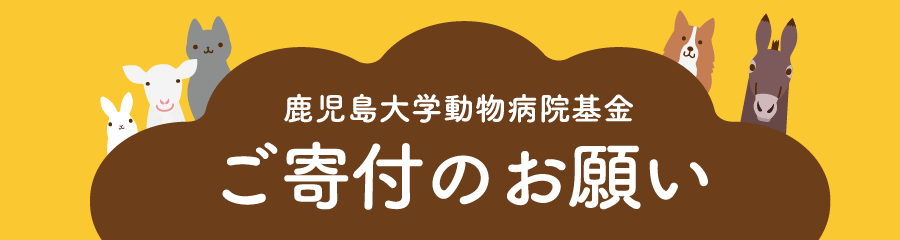 鹿児島大学動物病院基金　ご寄附のお願い